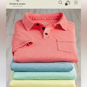 Men’s True Grit Short Sleeve Colored Three button Shirt. NWT. Size Medium